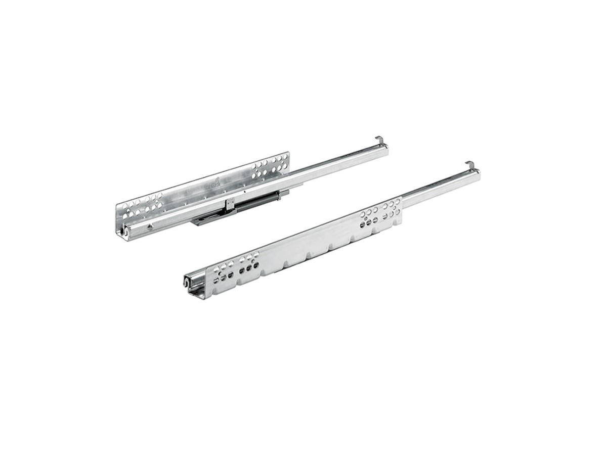 Quadro Q25 glisiera silence cu deschidere partiala, pentru PAL 18mm (EB23) / 500mm 9212683-9212684/ 9267410-9267411