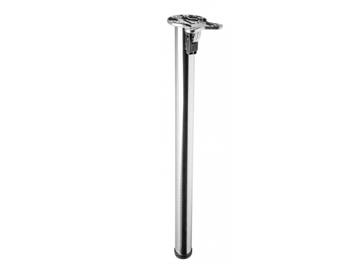 Picior Masa Rabatabila Rotund, ø50 / 710 mm, Inox, NM-F50710-06