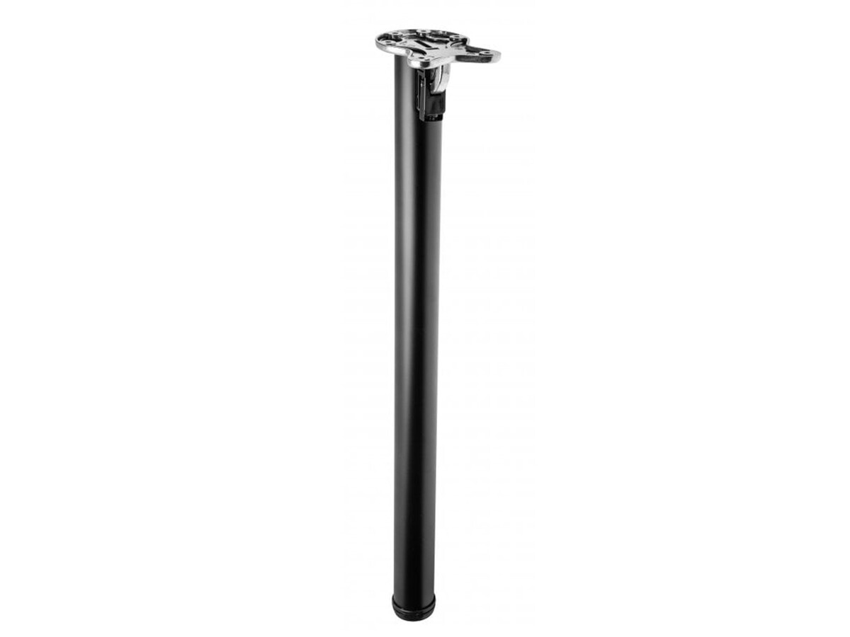 Picior Masa Rabatabila Rotund, ø50 / 710 mm, Negru, NM-F50710-20