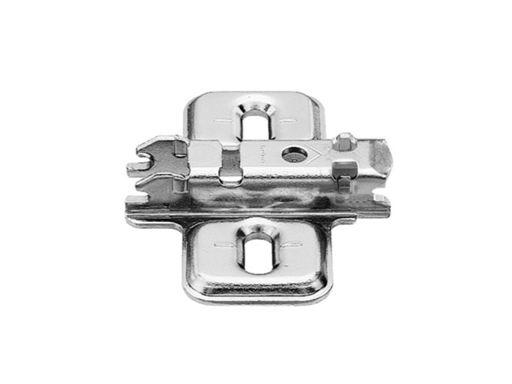 173L6100 CLIP Placuta de montaj, in cruce, 0 mm, reglaj pe inaltime: Gaura alungita