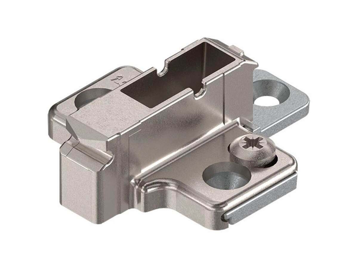 175H7190 CLIP Placuta de montaj, in cruce, 9 mm, Zinc, reglaj pe inaltime: Din 2 piese