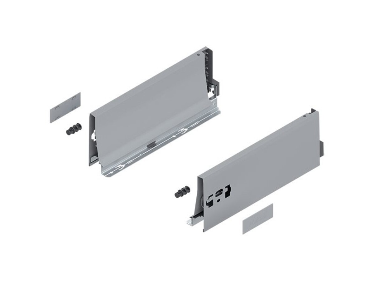 378K3502SA Laterala TANDEMBOX, Inaltime K (115 mm), NL=350 mm, dreapta+stanga, Gri, pentru TANDEMBOX antaro