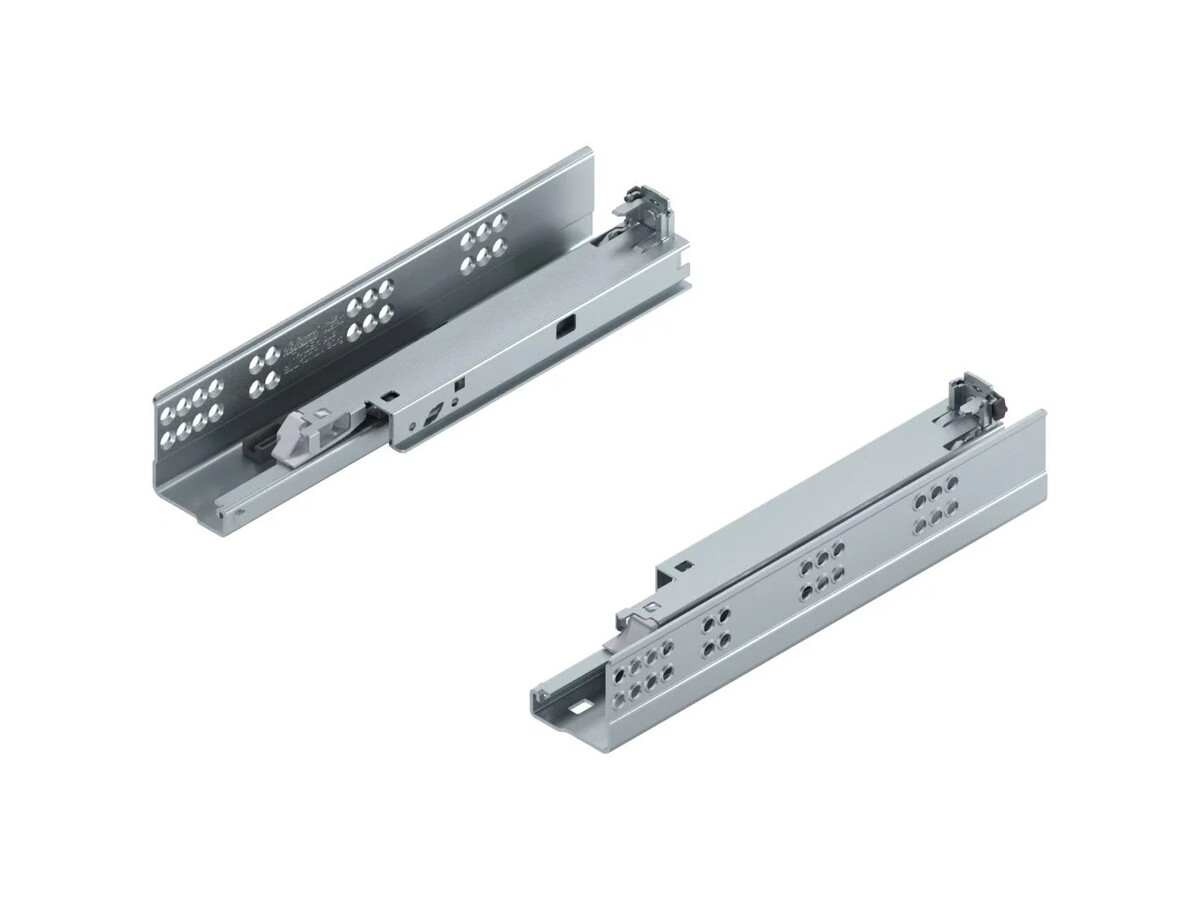 560F2500B TANDEM BLUMOTION, Extragere totala, 30 kg, NL=250 mm, grosime placa 17-19 mm, pt cuplaj, stanga/dreapta