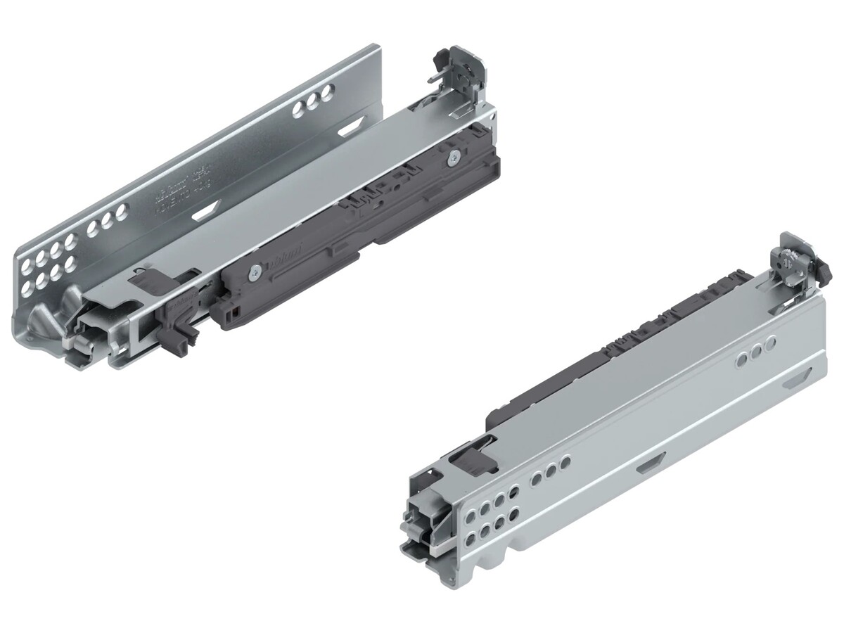 760H2500S MOVENTO cu BLUMOTION S, Extragere totala pentru Sertar din lemn, 40 kg, NL=250 mm, pt cuplaj, stanga/dreapta