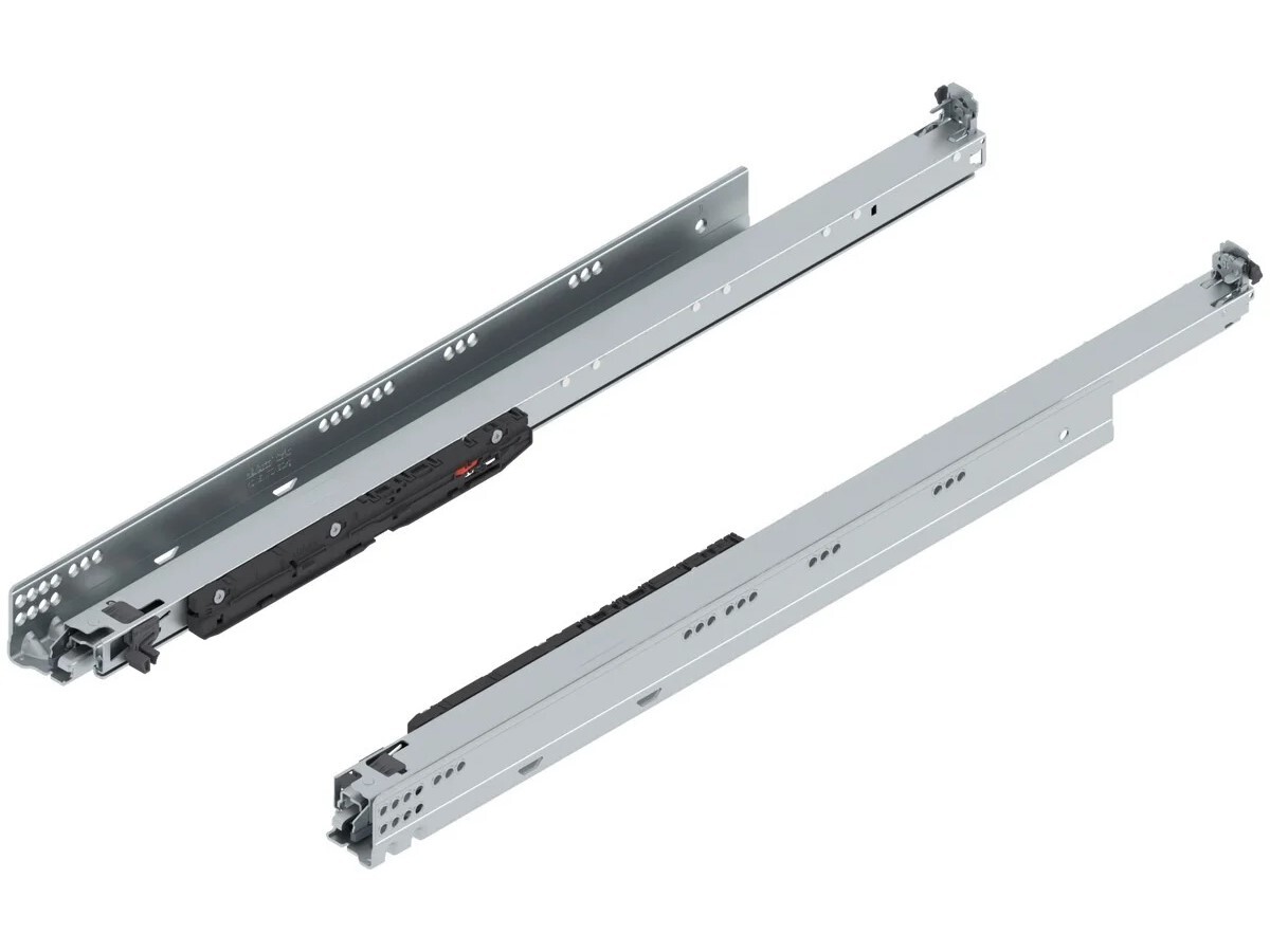 760H4000S MOVENTO cu BLUMOTION S, Extragere totala pentru Sertar din lemn, 40 kg, NL=400 mm, pt cuplaj, stanga/dreapta