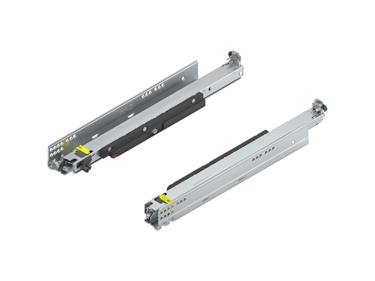 766H4500T MOVENTO cu TIP-ON, Extragere totala pentru Sertar din lemn, 60 kg, NL=450 mm, pt cuplaj, stanga/dreapta